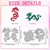 Carbon Steel Cutting Dies Stencils DIY-WH0309-1876-2