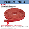 TPE Self-Adhesive Flexible Molding Trim DIY-WH0578-82C-02-4