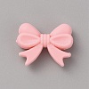 Bowknot Silicone Beads LS-SIL-WH0010-24-1