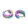 304 Stainless Steel Huggie Hoop Earrings LS-EJEW-M284-30M-E-3
