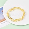 Natural Amber Beaded Stretch Bracelets for Men Women BJEW-T018-23-1