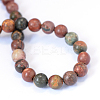 Natural Picasso Stone/Picasso Jasper Beads Strands LS-G-E334-8mm-10-3