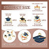 16Pcs 4 Styles Graduation Season Alloy Enamel Pendants FIND-TA0005-01-3