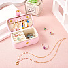 1Pc PU Imitation Leather Jewelry Box LBOX-TA0001-01B-7