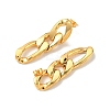 Iron Plating(IP) 304 Stainless Steel Stud Earrings EJEW-D095-23G-7
