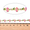 Ion Plating(IP) 304 Stainless Steel Enamel Cherry Link Chains CHS-Z003-01G-07-2