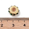 Brass Micro Pave Cubic Zirconia Beads KK-K361-03C-G-4