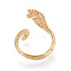 Ion Plating(IP) 304 Stainless Steel Cuff Open Rings for Women RJEW-N052-15G-3