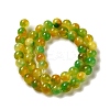Natural Dyed White Jade Beads Strands G-M402-C03-22-2