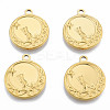 Ion Plating(IP) 201 Stainless Steel Pendants LS-STAS-N098-188LG-2