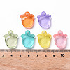 Transparent Acrylic Pendants TACR-S154-28B-4