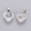 Natural Quartz Crystal Pendants G-J386-H07-2