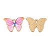 Light Gold Tone Alloy Enamel Pendants ENAM-M059-05KCG-02-1