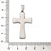 304 Stainless Steel Pendants STAS-P400-11E-P-3