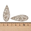 Spray Painted 430 Stainless Steel Pendants STAS-H236-01B-3