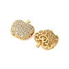 Brass Micro Pave Cubic Zirconia Charms KK-C086-11G-2