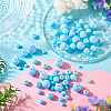 100Pcs 5 Styles Opaque Acrylic Beads MACR-TADJ0001-12E-5