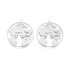 Non-Tarnish Halloween Skull 201 Stainless Steel Pendants LS-STAS-N090-LA983-1-2