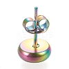 Ion Plating(IP) 304 Stainless Steel Stud Earring Settings STAS-K202-05B-M-4