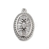 Brass with Clear Cubic Zirconia Pendants LS-KK-Z061-21B-P-1