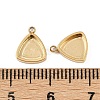 304 Stainless Steel Pendant Cabochon Settings STAS-A194-05F-G-3