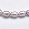 Natural Cultured Freshwater Pearl Beads Strands PEAR-F007-76B-01-3