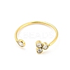 Real 14K Gold Plated 304 Stainless Steel Open Cuff Ring LS-RJEW-C062-01B-G-2