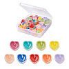 90Pcs 9 Colors Transparent Enamel Acrylic Beads TACR-CD0001-06-1