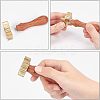 1Pc Halloween Golden Tone Brass Stamp Head DIY-OC0008-45A-4