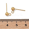 304 Stainless Steel Stud Earring Findings STAS-P448-11C-G-3