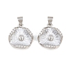Brass Micro Clear Cubic Zirconia Peg Bails Pin Pendants KK-CBA6A75-52A-P-1