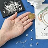 Iron Ends with Twist Chain Extension & Open Jump Rings DIY-YW0010-74G-5