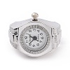 201 Stainless Steel Stretch Watchband Finger Ring Watches WACH-G018-03P-01-1