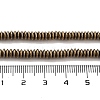 Electroplated Synthetic Non-magnetic Hematite Beads Strands G-P545-A01-01A-4