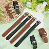 4 Pairs 2 Colors Imitation Leather Bicycle Basket Belt AJEW-CL0001-31-4