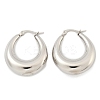Non-Tarnish 304 Stainless Steel Chunky Hoop Earrings for Women EJEW-F280-06E-P-2