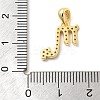 925 Sterling Silver Micro Pave Clear Cubic Zirconia Pendants LS-STER-Z012-06G-02-3