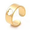 Ion Plating(IP) 201 Stainless Steel Ring RJEW-E063-05G-1