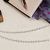 S-shaped Glass Rhinestone and Iron Cup Chains DIY-WH20032-25S-01-6