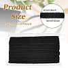 Polyester Braided Lace Trim OCOR-WH0074-92C-2