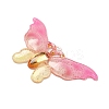 Gradient Color Resin Pendants RESI-Q012-03J-2