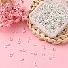 500Pcs Iron Screw Eye Pin Peg Bails FIND-YW0003-06S-5