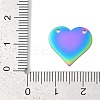 Ion Plating(IP) 304 Stainless Steel Stamping Blank Tag Pendants LS-STAS-I311-17A-RC-3