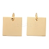304 Stainless Steel Stamping Blank Tag Charms STAS-I311-28G-1