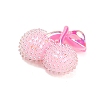 AB Color Alloy & Resin Beaded Pendants RE-CBA4A70-02B-2