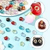 110Pcs 11 Colors Transparent Acrylic Beads MACR-FS0002-07-2