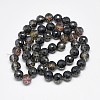 Electroplate Glass Beads Strands EGLA-Q086-12mm-02-2