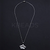 Non-Tarnish 201 Stainless Steel Pendants Necklaces LS-NJEW-S105-JN687-45-1-2