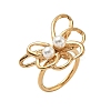304 Stainless Steel with Acrylic Finger Rings RJEW-Z118-01G-2