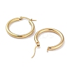 Ring 304 Stainless Steel Hoop Earrings for Women Men EJEW-B049-01B-G-2